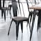 Flash Furniture 4PK Gray Poly Resin Seats for Stools & Chairs, 4PK 4-JJ-SEA-PL01-GY-GG - alternate 8